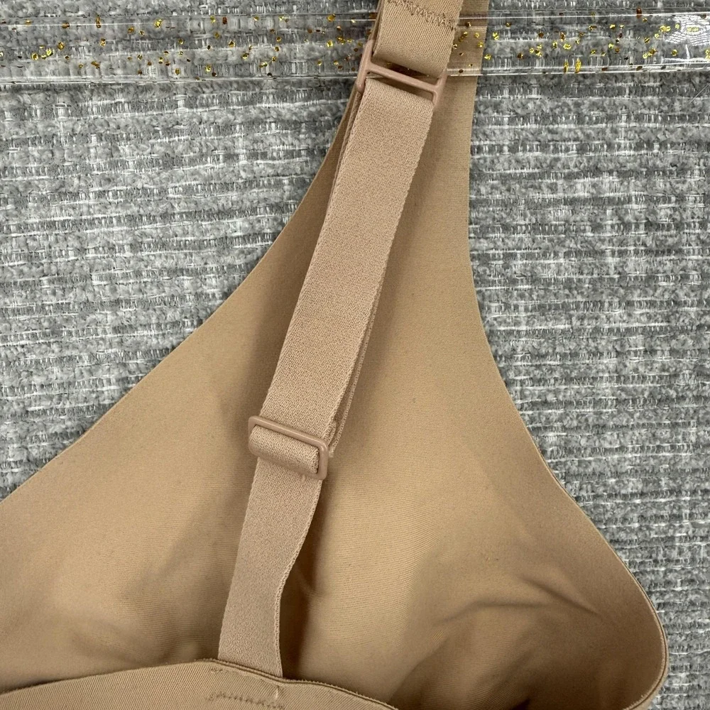 Skims Bra Womens Small Beige Wireless Seamless Bralette Microfiber Stretch - Picture 9 of 11
